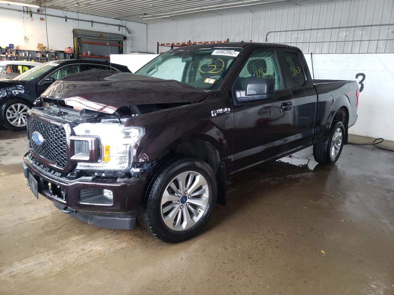 Photo 2 from auction – 2018 FORD F150 SUPER with VIN 1FTEX1EP1JFC07461