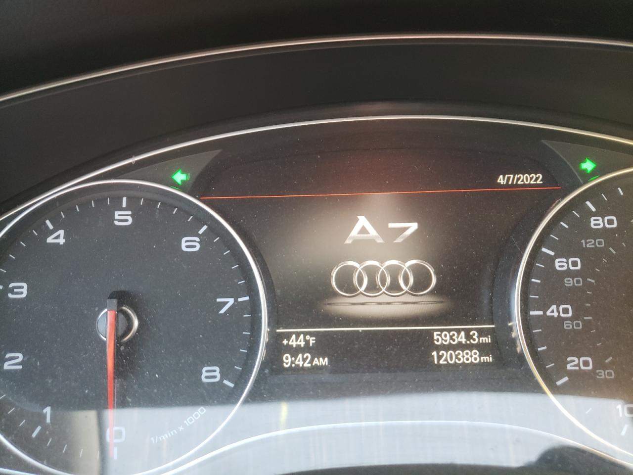 Photo 8 from auction – 2014 AUDI A7 PRESTIG with VIN WAU2GAFC1EN112809