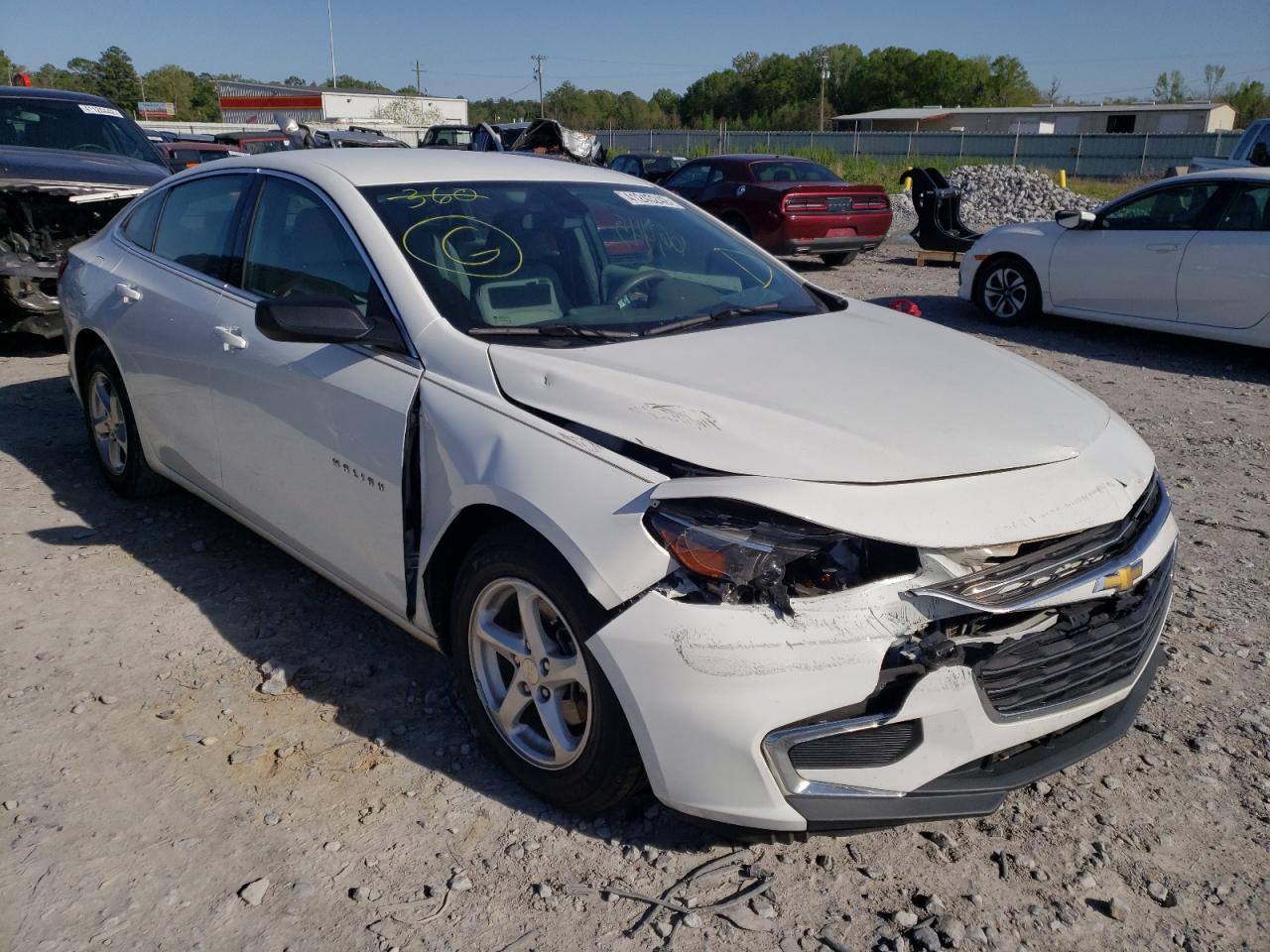 CHEVROLET MALIBU LS 2017 with VIN 1G1ZB5ST2HF245180 - Photo from auction