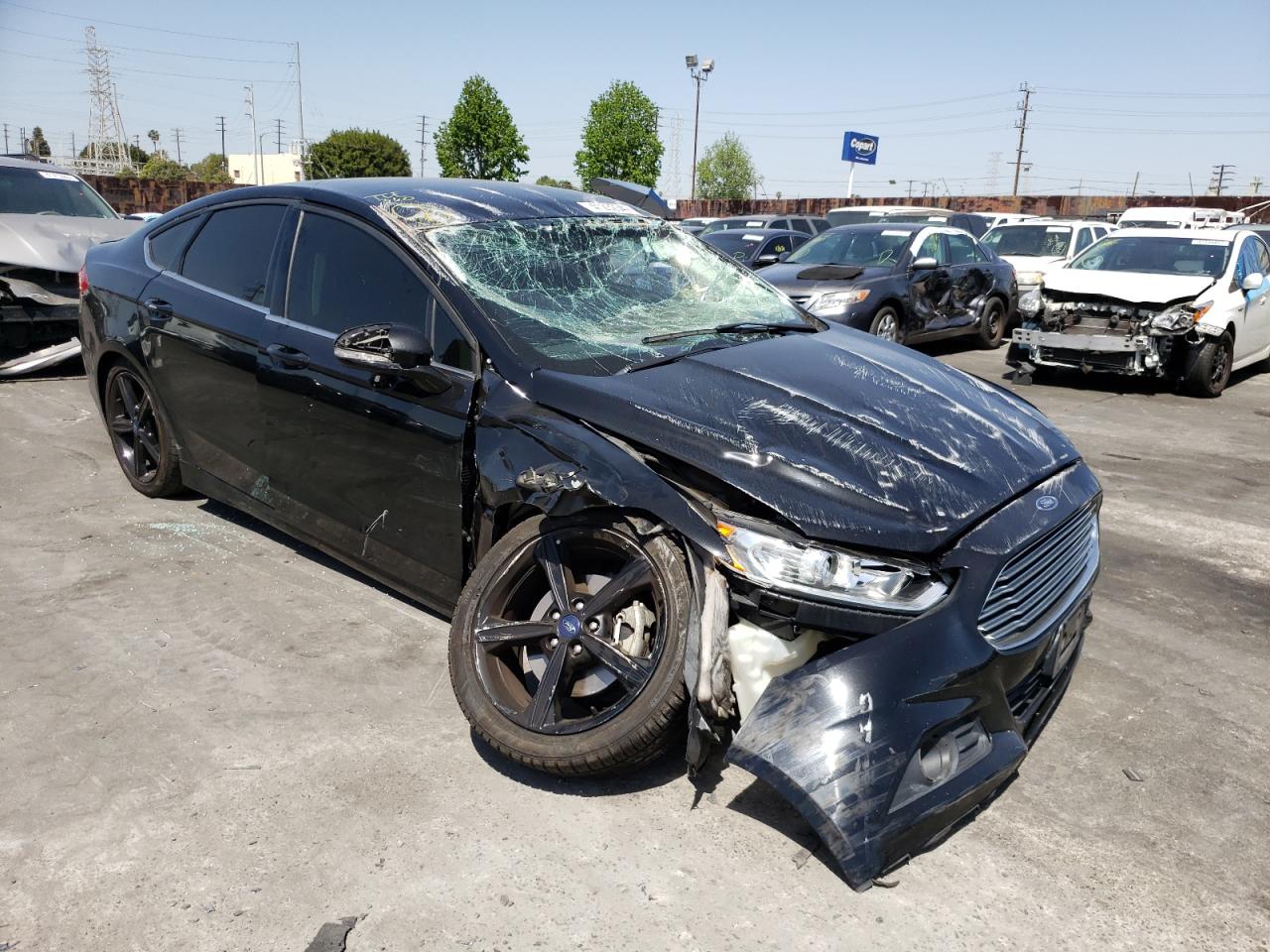 FORD FUSION SE 2016 with VIN 3FA6P0H74GR259565 - Photo from auction