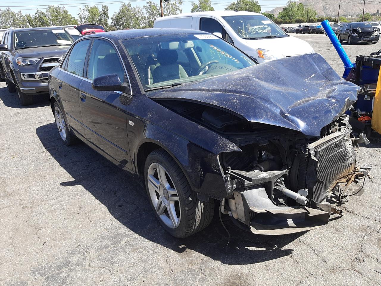 AUDI A4 2 2007 with VIN WAUAF78E17A058356 - Photo from auction