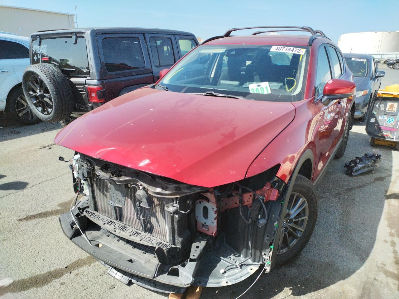 Photo 2 from auction – 2018 MAZDA CX-5 SPORT with VIN JM3KFBBM0J0399035