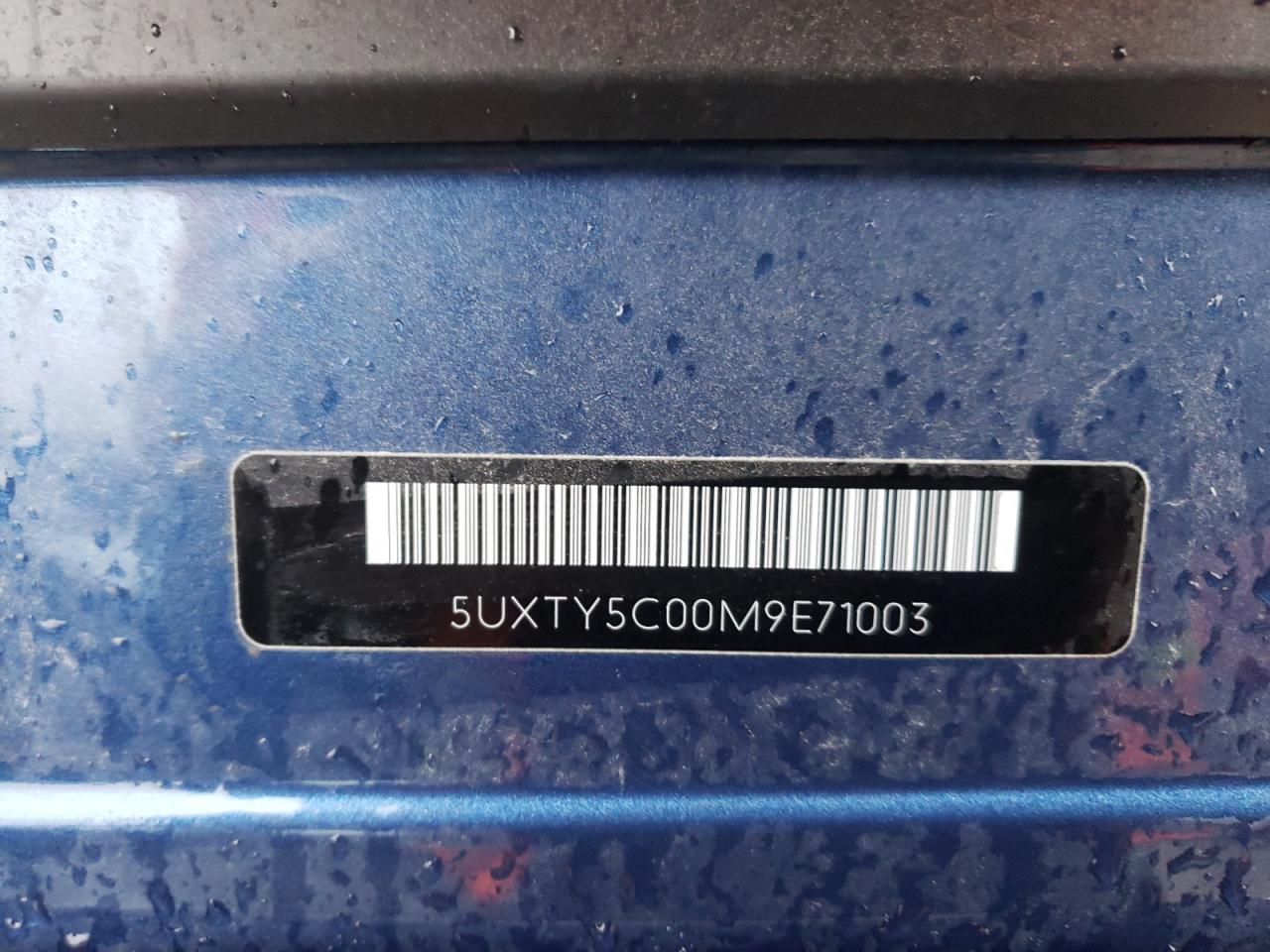 Photo 10 from auction – 2021 BMW X3 XDRIVE3 with VIN 5UXTY5C00M9E71003