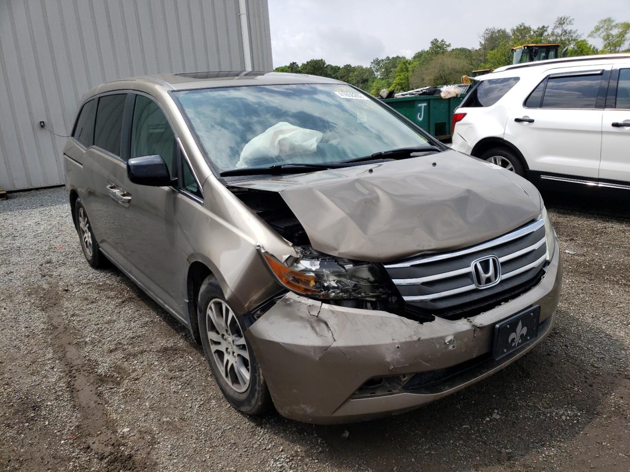 HONDA ODYSSEY EX 2013 with VIN 5FNRL5H67DB032164 - Photo from auction