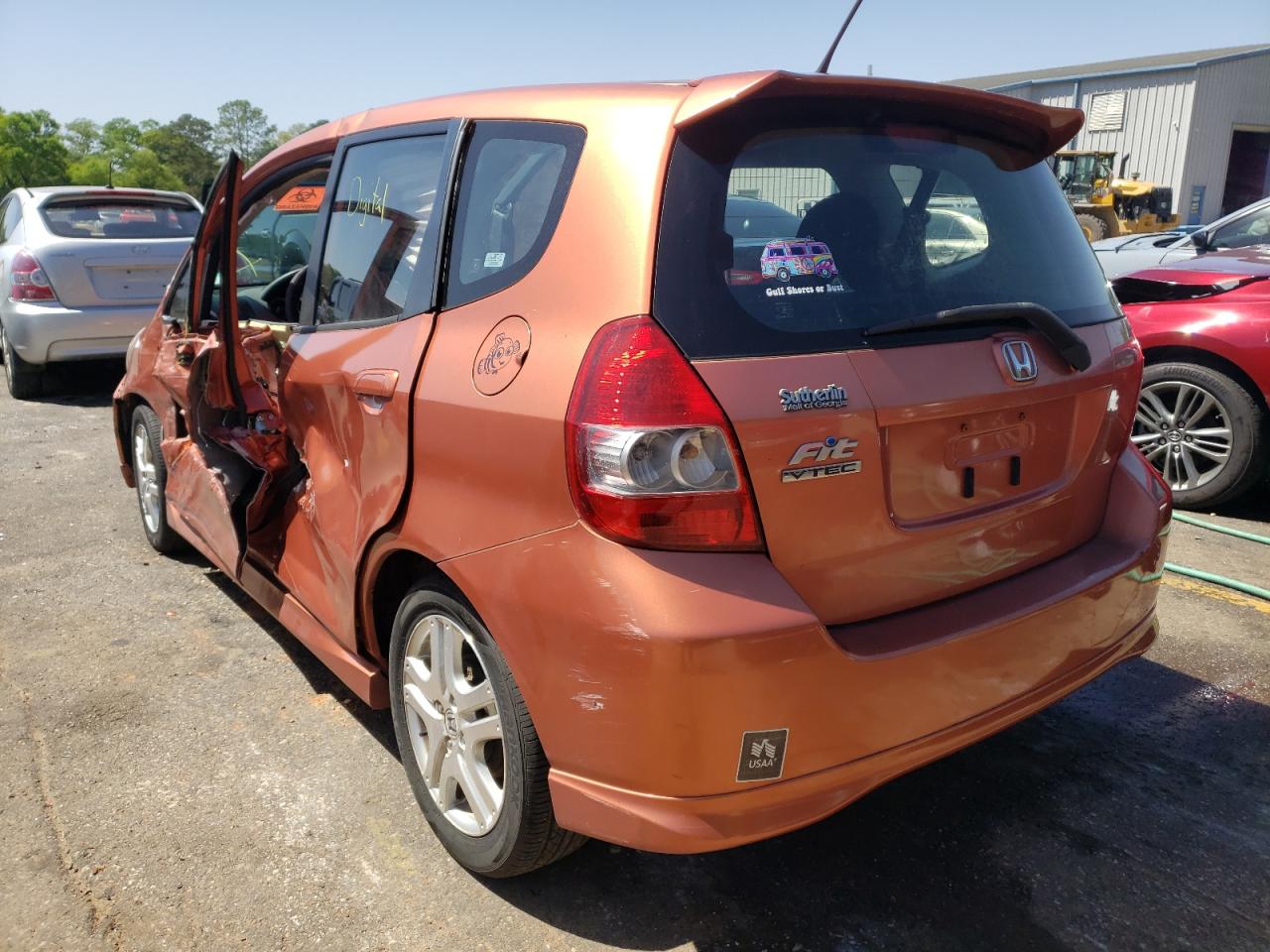 Photo 3 from auction – 2007 HONDA FIT S with VIN JHMGD38657S038981