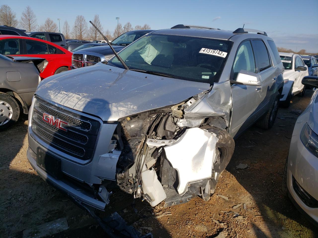 Photo 2 from auction – 2015 GMC ACADIA SLT with VIN 1GKKVRKDXFJ214161