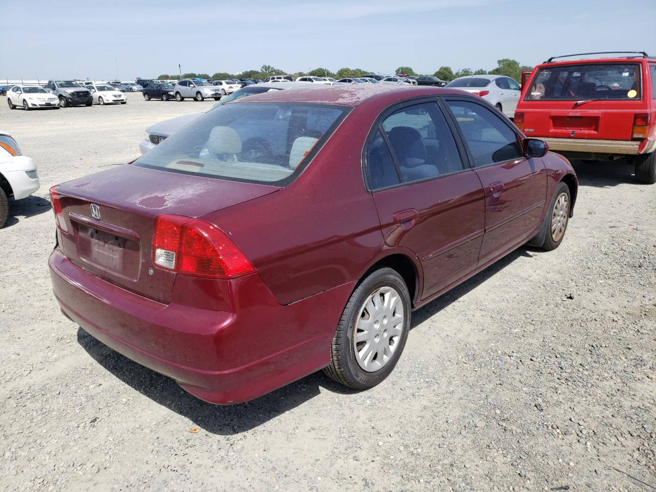 Photo 4 from auction – 2004 HONDA CIVIC EX with VIN 2HGES26754H553360