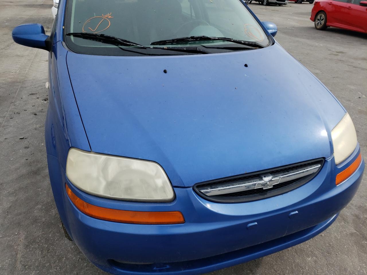 Photo 9 from auction – 2006 CHEVROLET AVEO BASE with VIN KL1TD56606B652941