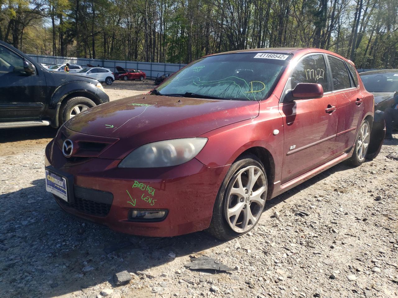 Photo 2 from auction – 2009 MAZDA 3 S with VIN JM1BK344891202500