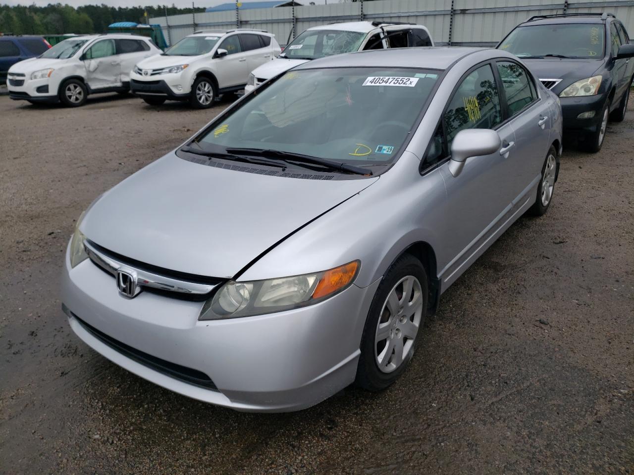 Photo 2 from auction – 2008 HONDA CIVIC LX with VIN 2HGFA16558H323341