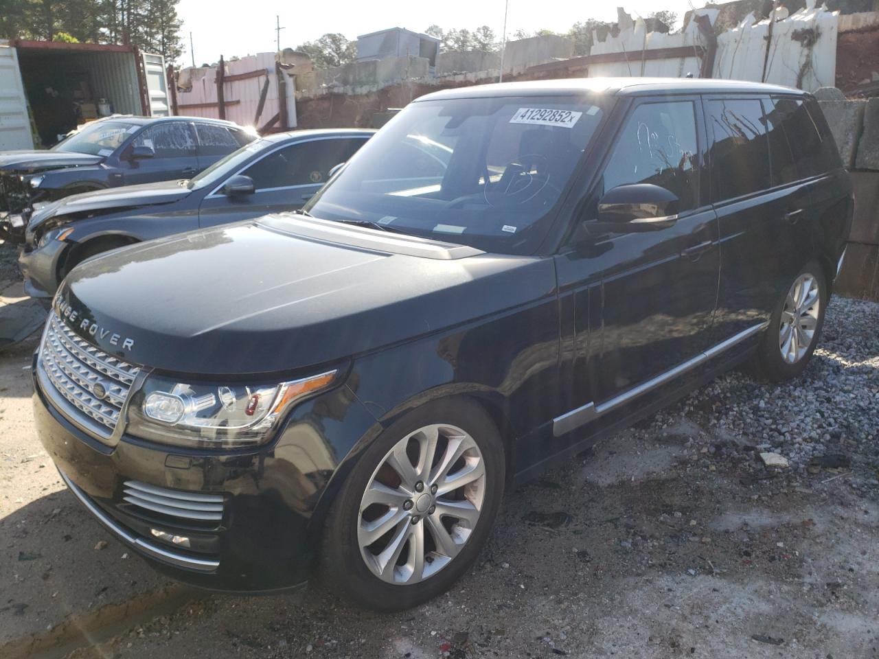 Photo 2 from auction – 2016 LAND ROVER RANGE ROVE with VIN SALGS2KF6GA298203