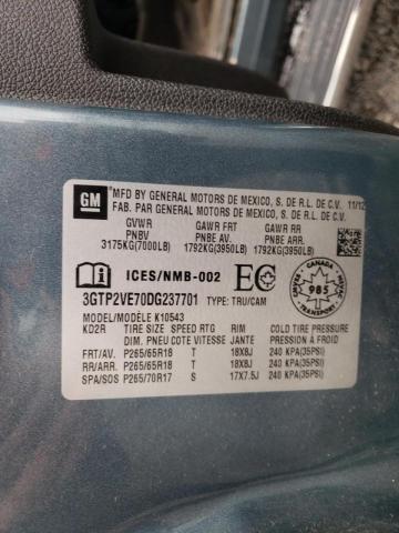 Photo 10 from auction – 2013 GMC SIERRA K15 with VIN 3GTP2VE70DG237701