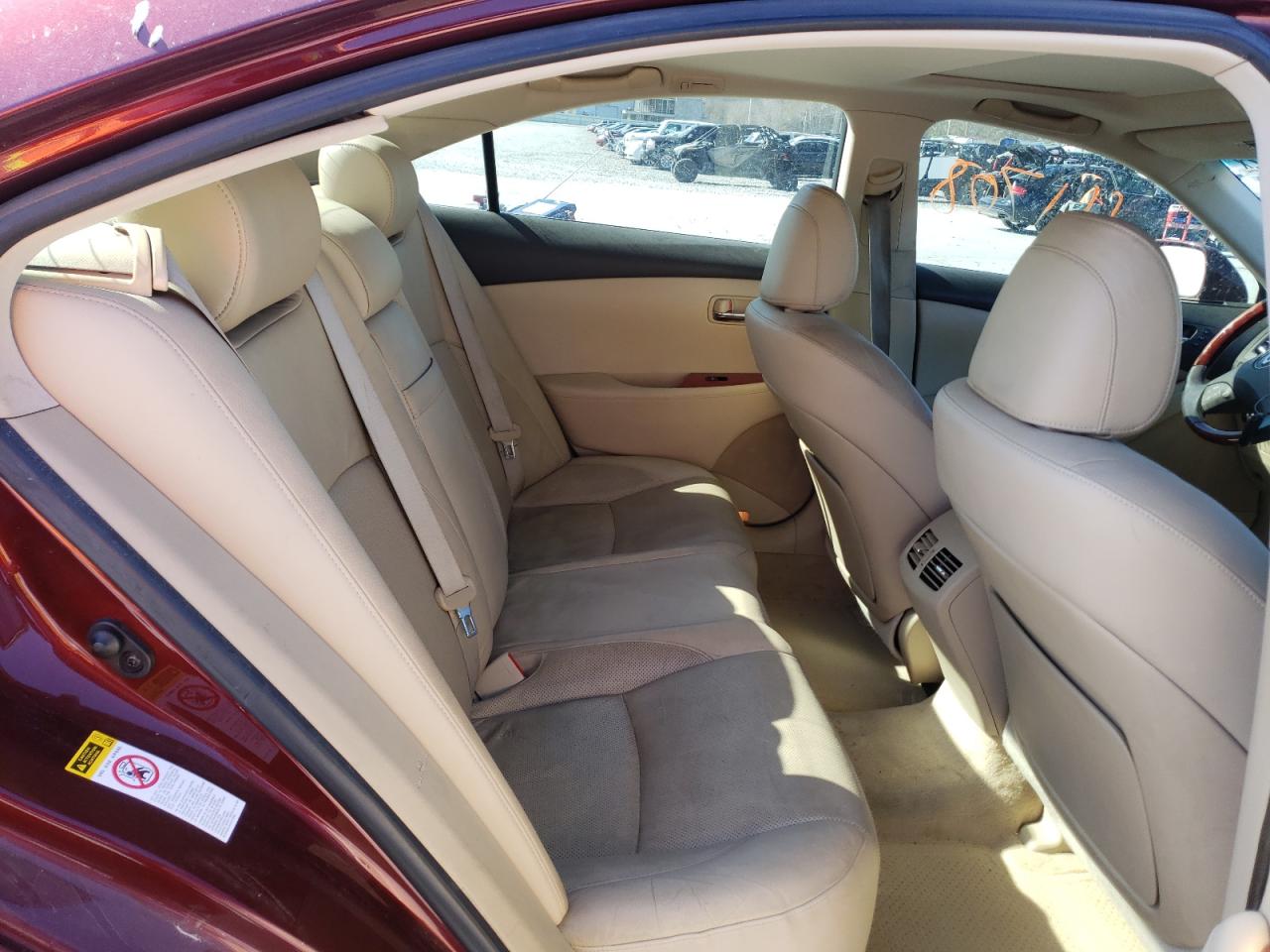 Photo 6 from auction – 2008 LEXUS ES 350 with VIN JTHBJ46G982264673