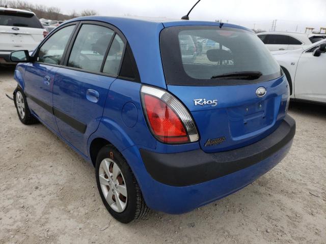 Photo 3 from auction – 2008 KIA RIO 5 SX with VIN KNADE163386391094