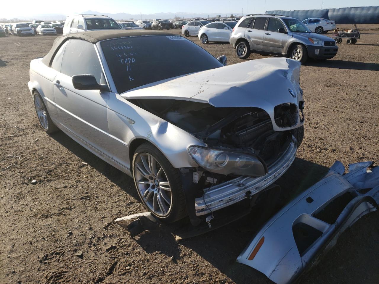 BMW 330 CI 2005 with VIN WBABW53405PL50758 - Photo from auction