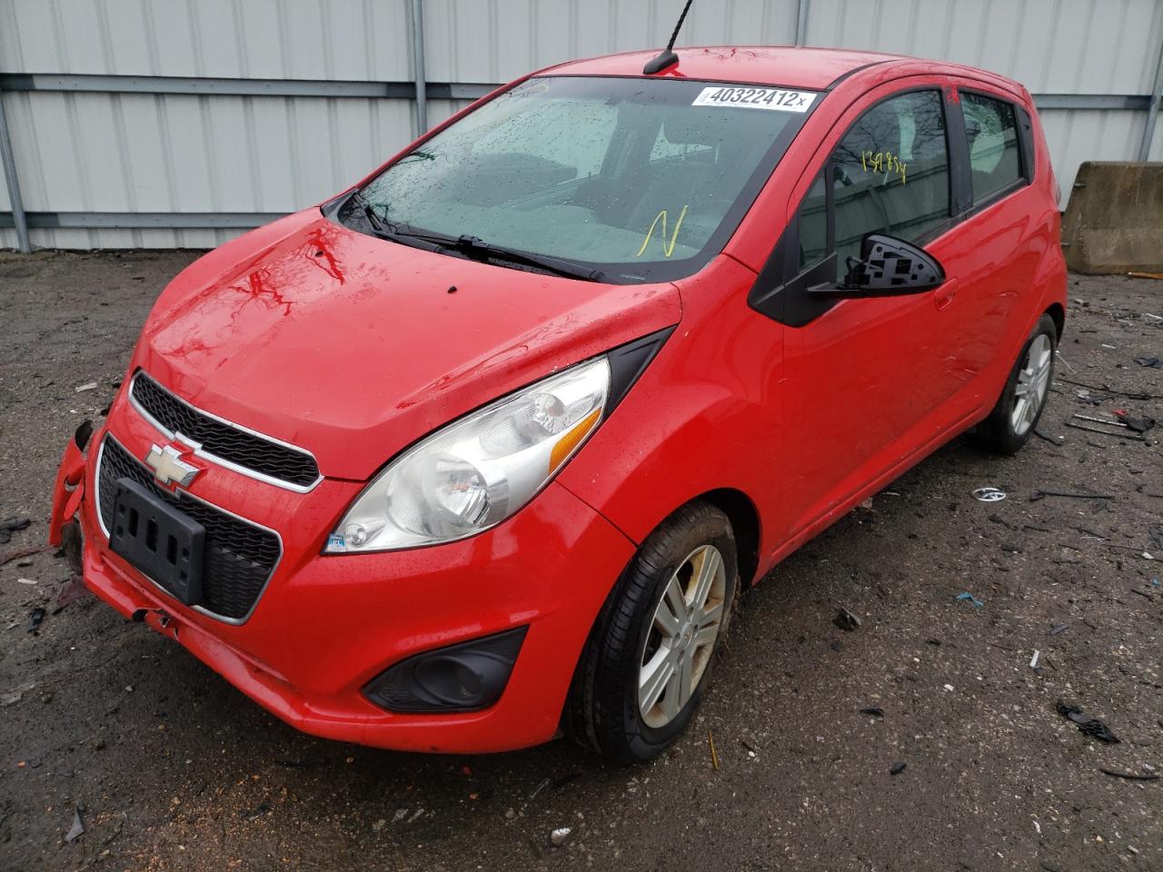 Photo 2 from auction – 2014 CHEVROLET SPARK LS with VIN KL8CB6S91EC585918