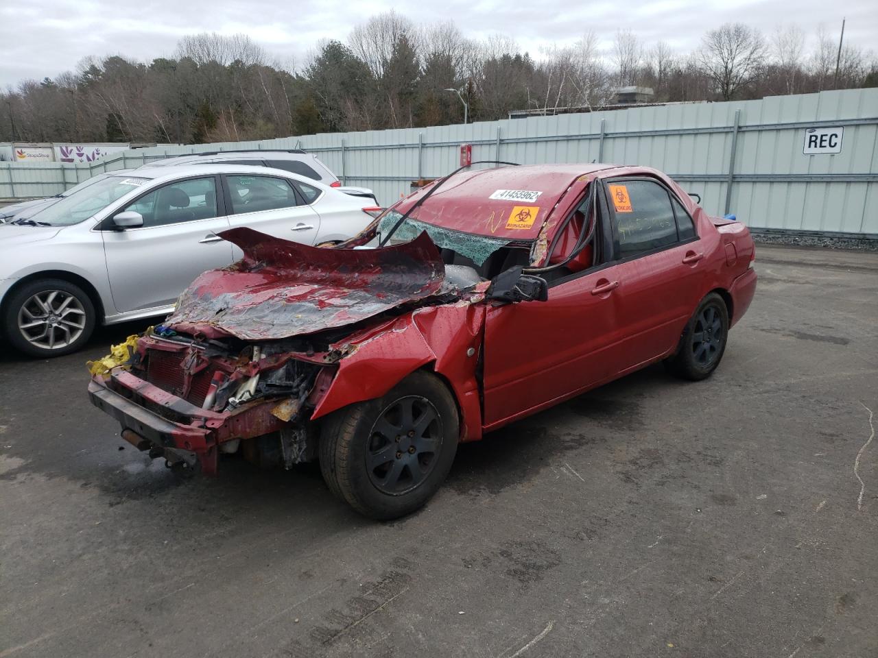 Photo 2 from auction – 2004 MITSUBISHI LANCER with VIN JA3AJ26E64U011212