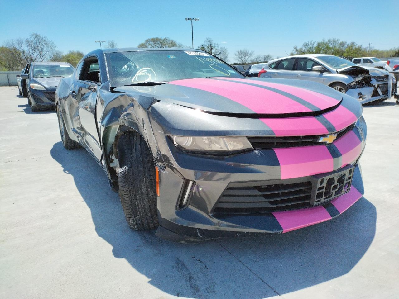 Photo 1 from auction – 2017 CHEVROLET CAMARO LT with VIN 1G1FB1RX4H0144486
