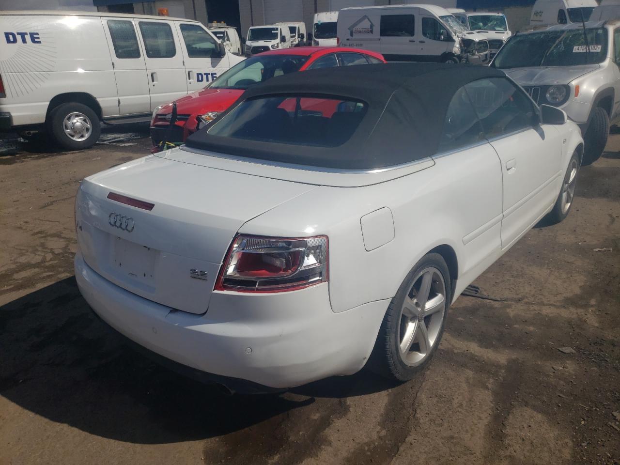 Photo 4 from auction – 2008 AUDI A4 3.2 CAB with VIN WAUDH48H68K012517