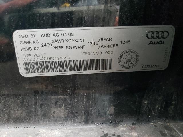 Photo 10 from auction – 2008 AUDI A6 3.2 QUA with VIN WAUDH64F18N139691