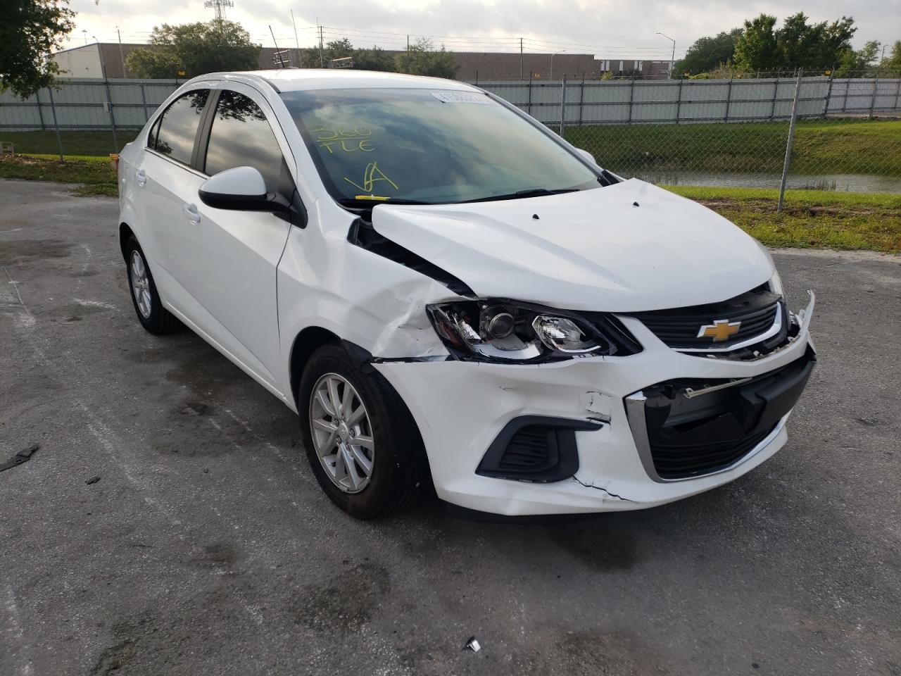 CHEVROLET SONIC LT 2017 with VIN 1G1JD5SH2H4129685 - Photo from auction