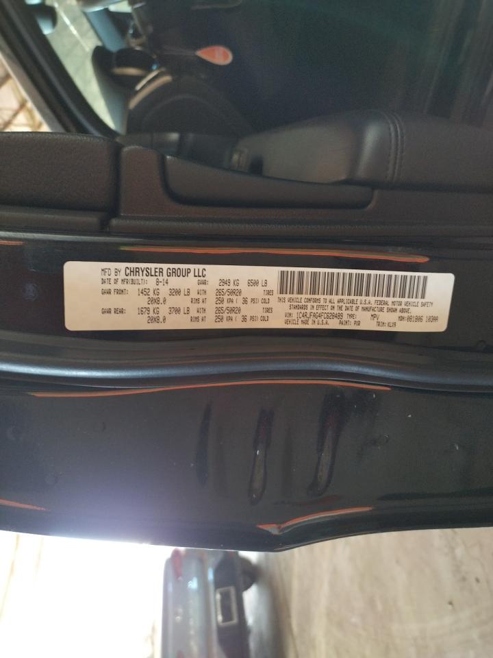 Photo 10 from auction – 2015 JEEP GRAND CHER with VIN 1C4RJFAG4FC628489