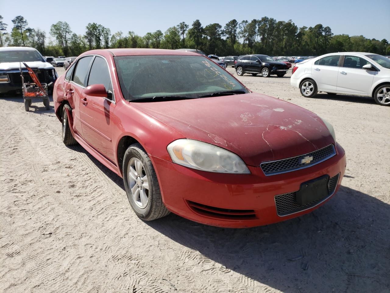 CHEVROLET IMPALA 2013 with VIN 2G1WF5E35D1185822 - Photo from auction