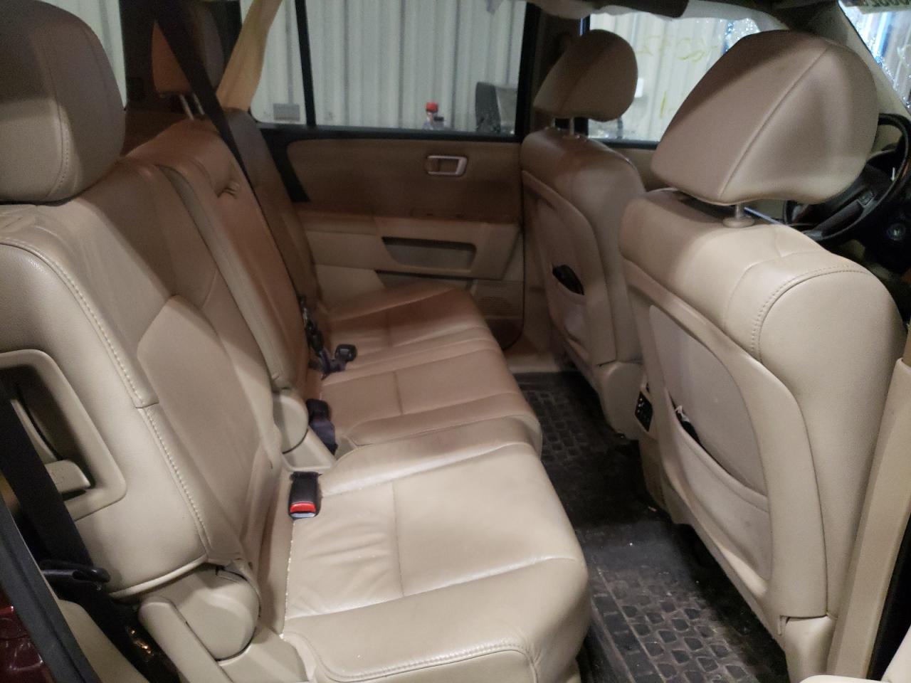 Photo 6 from auction – 2013 HONDA PILOT EXL with VIN 5FNYF4H61DB049667
