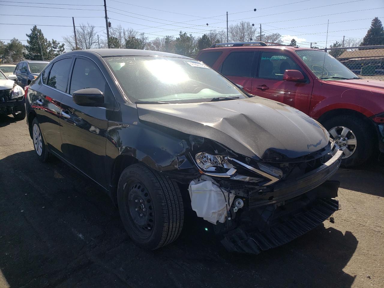NISSAN SENTRA S 2017 with VIN 3N1AB7AP4HY330618 - Photo from auction