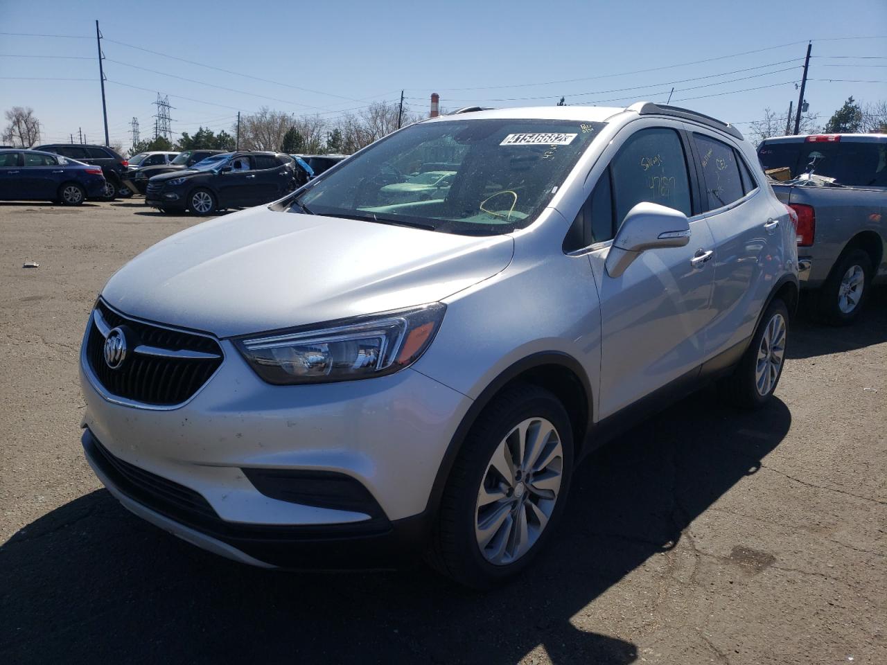Photo 2 from auction – 2017 BUICK ENCORE PRE with VIN KL4CJESB7HB031150