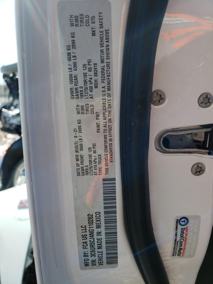 Photo 10 from auction – 2022 RAM 2500 TRADE with VIN 3C6UR5CJ4NG110262