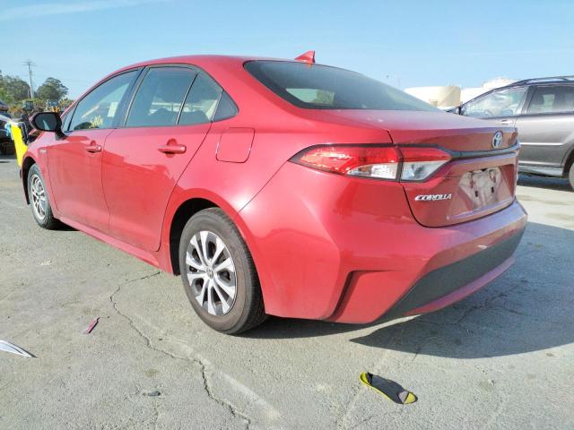 Photo 3 from auction – 2021 TOYOTA COROLLA LE with VIN JTDEAMDE4MJ005914