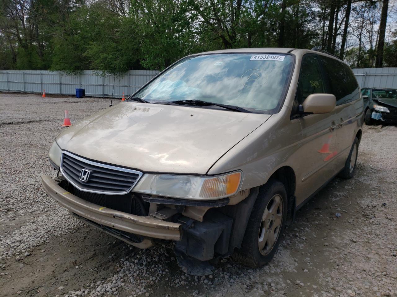 Photo 2 from auction – 2000 HONDA ODYSSEY EX with VIN 2HKRL1863YH009075