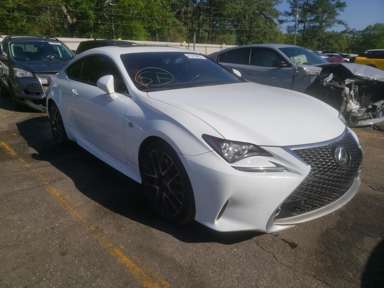 LEXUS RC 350 2015 with VIN JTHHE5BC3F5009908 - Photo from auction
