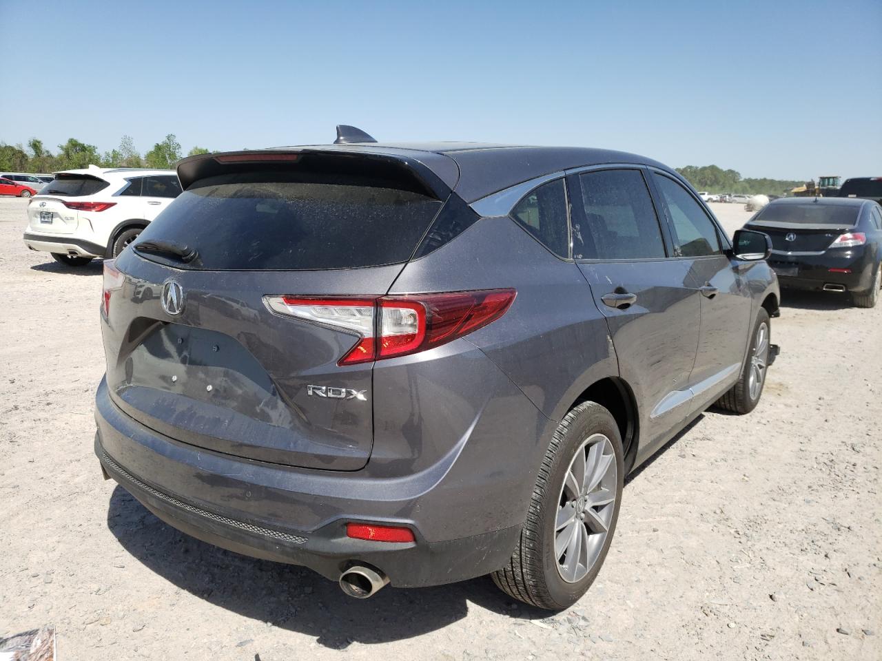 Photo 4 from auction – 2020 ACURA RDX TECHNO with VIN 5J8TC1H50LL014978