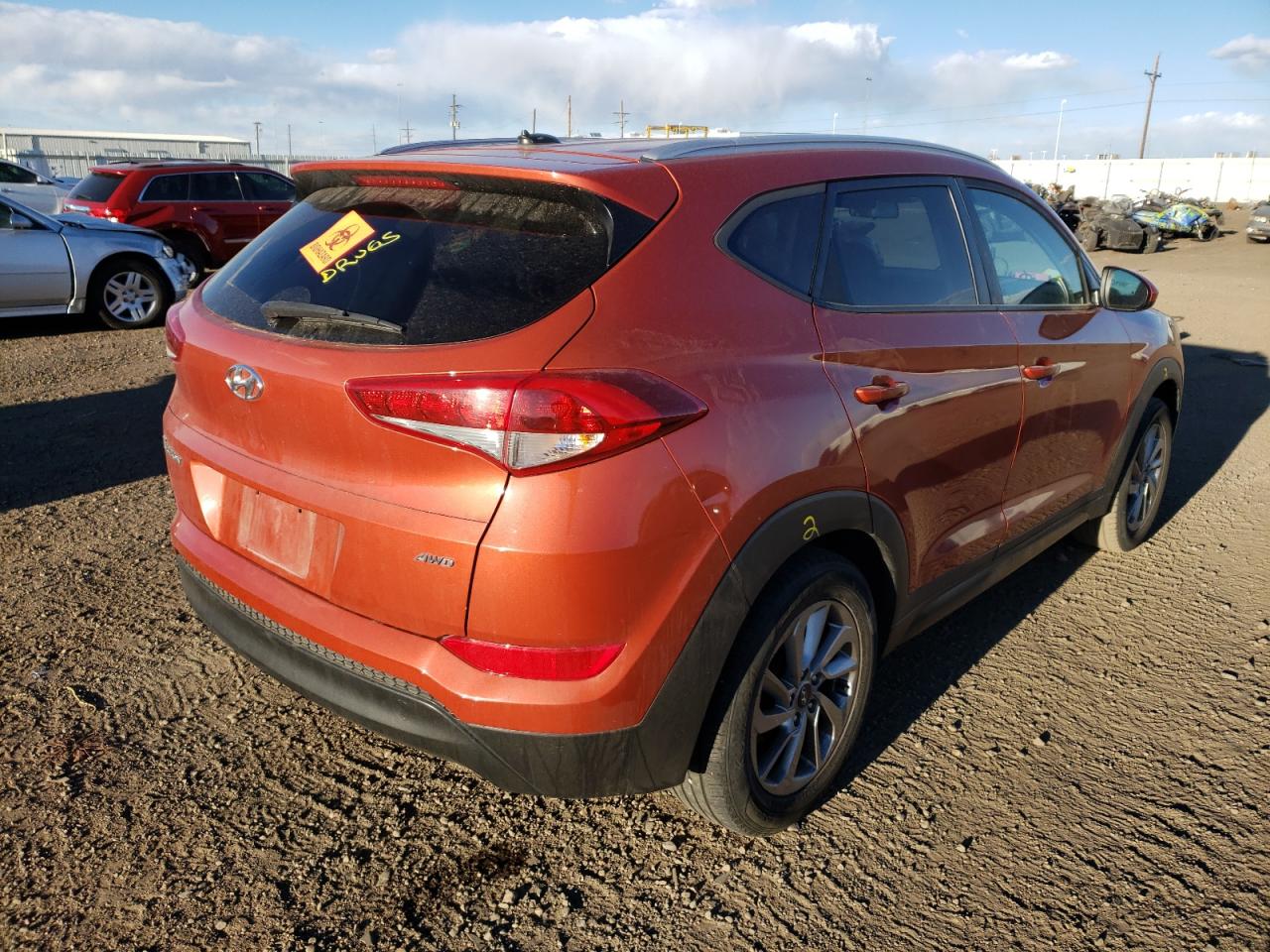 Photo 4 from auction – 2016 HYUNDAI TUCSON LIM with VIN KM8J3CA41GU129037