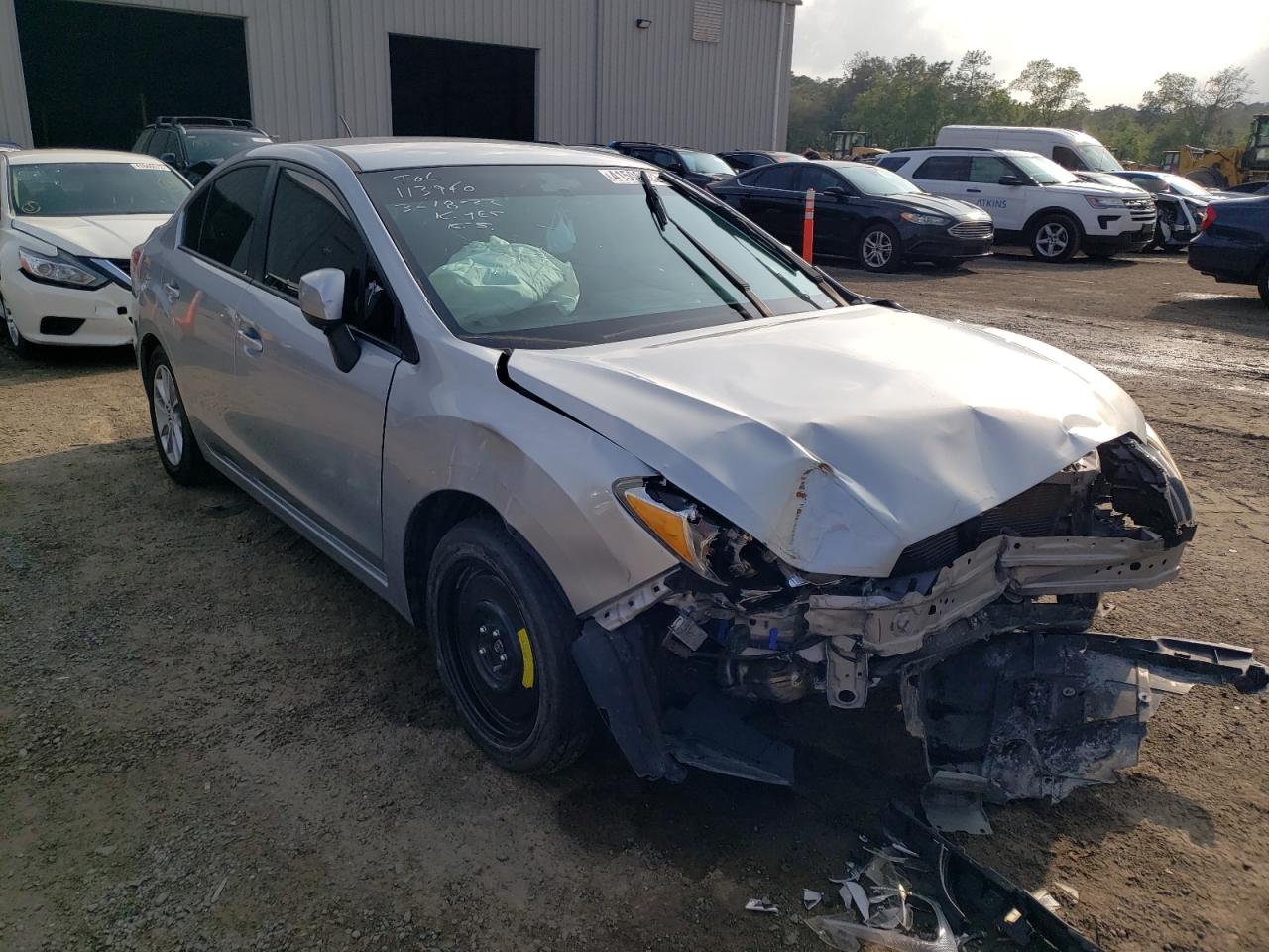 SUBARU IMPREZA PR 2014 with VIN JF1GJAC63EH017861 - Photo from auction