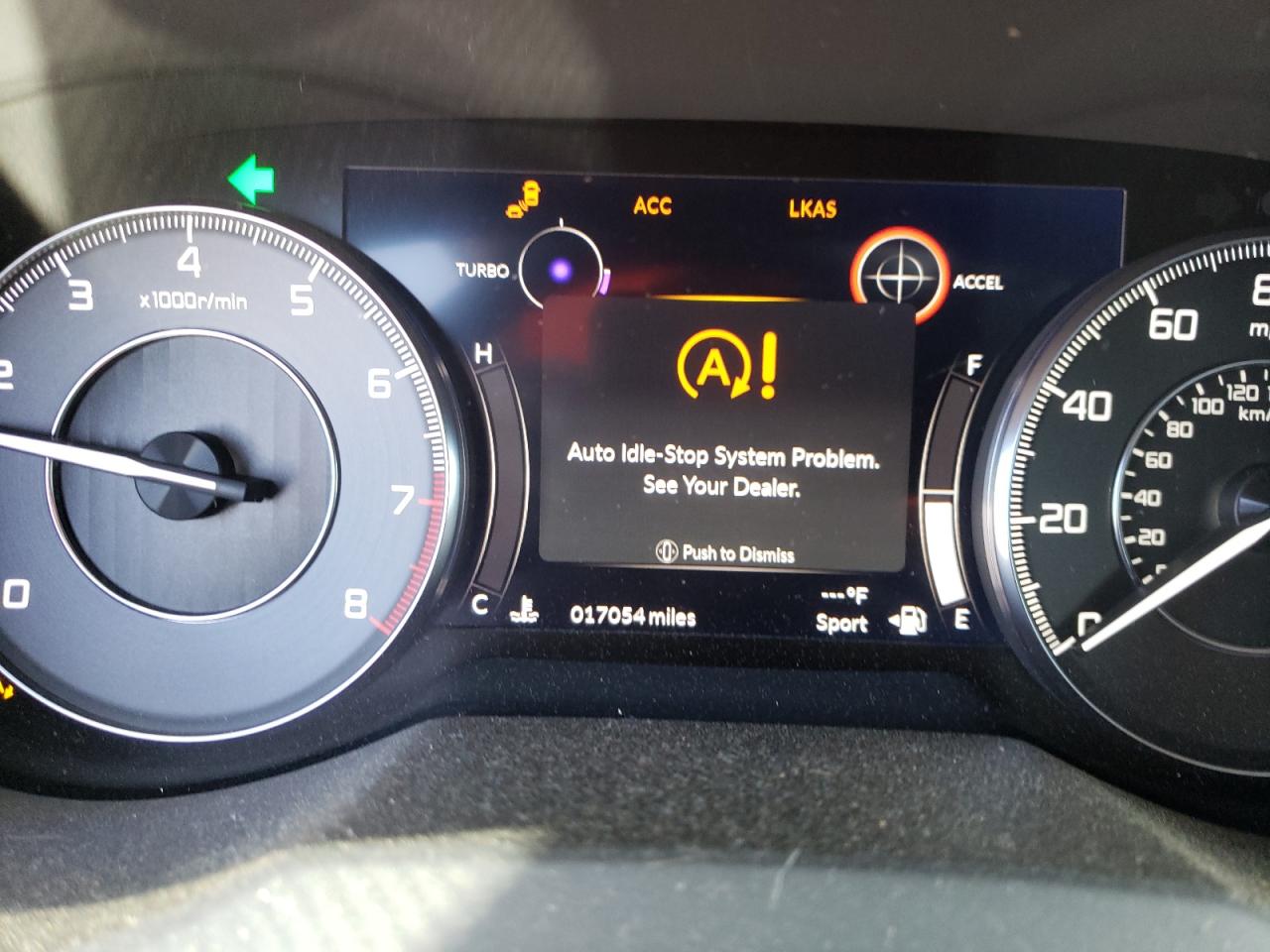 Photo 8 from auction – 2020 ACURA RDX TECHNO with VIN 5J8TC1H50LL014978