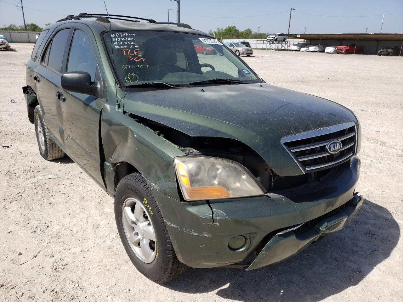 KIA SORENTO EX 2007 with VIN KNDJD736875670457 - Photo from auction