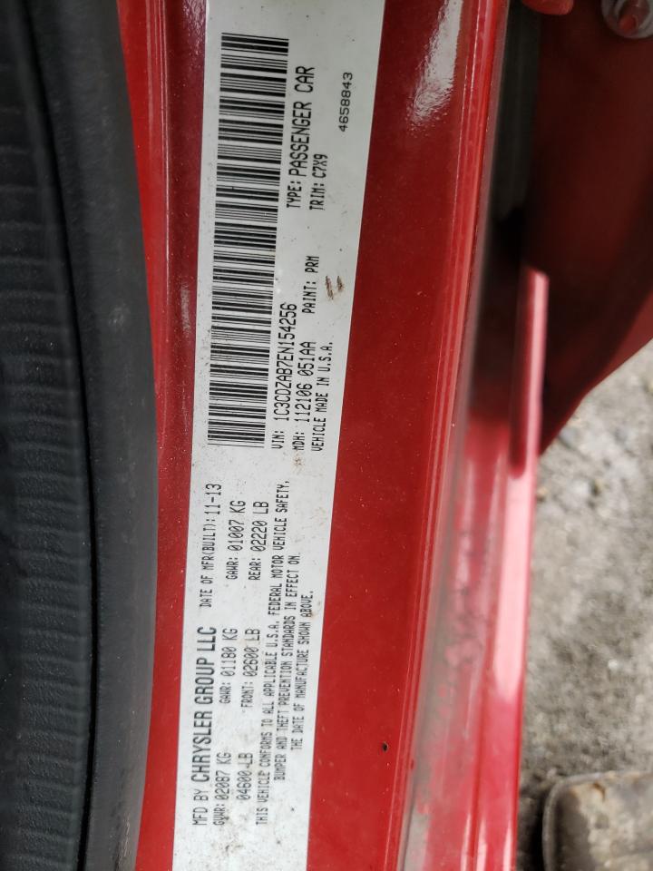 Photo 10 from auction – 2014 DODGE AVENGER SE with VIN 1C3CDZAB7EN154256