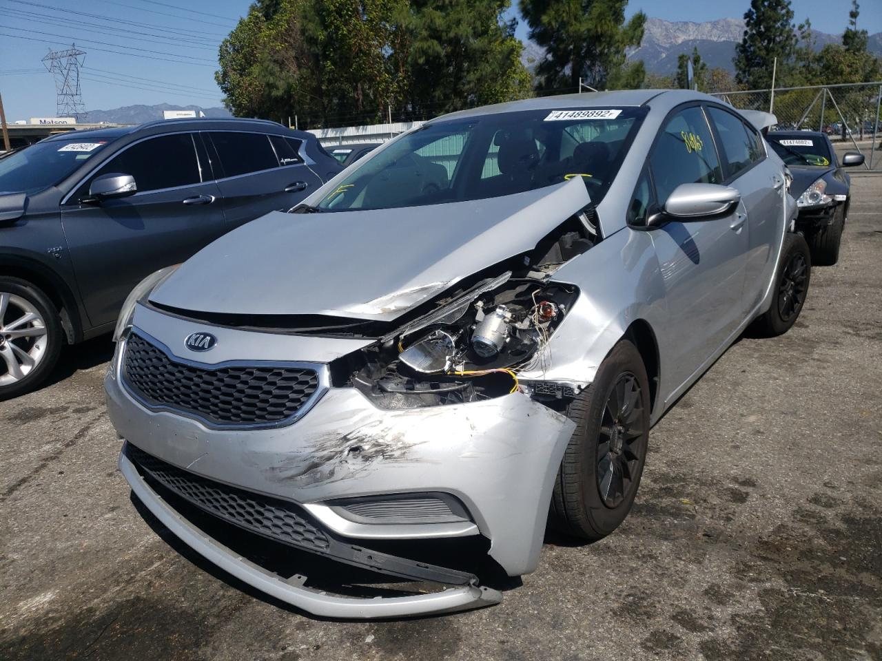 Photo 2 from auction – 2016 KIA FORTE LX with VIN KNAFK4A61G5535752