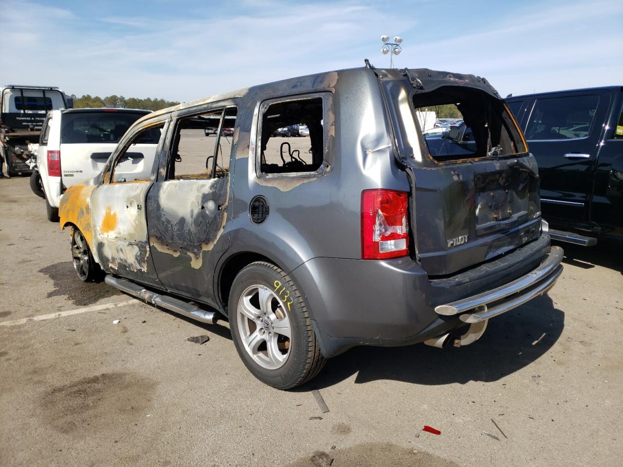 Photo 3 from auction – 2012 HONDA PILOT EXL with VIN 5FNYF4H50CB017458