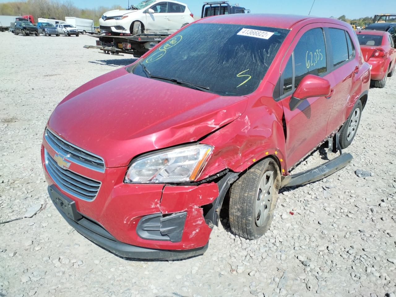 Photo 2 from auction – 2015 CHEVROLET TRAX LS with VIN KL7CJKSB6FB168837
