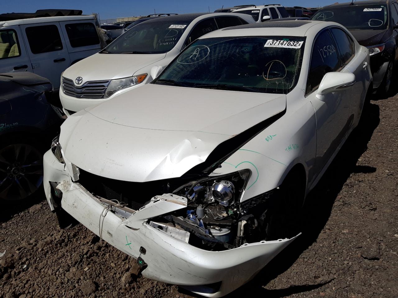 Photo 2 from auction – 2012 LEXUS IS 250 with VIN JTHBF5C23C5184261