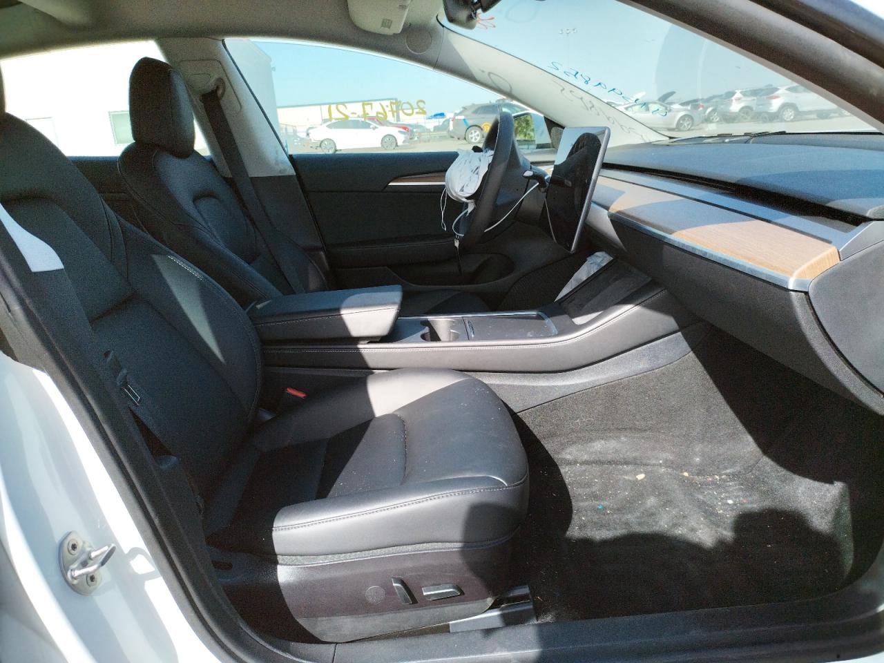 Photo 5 from auction – 2021 TESLA MODEL 3 with VIN 5YJ3E1EAXMF027266
