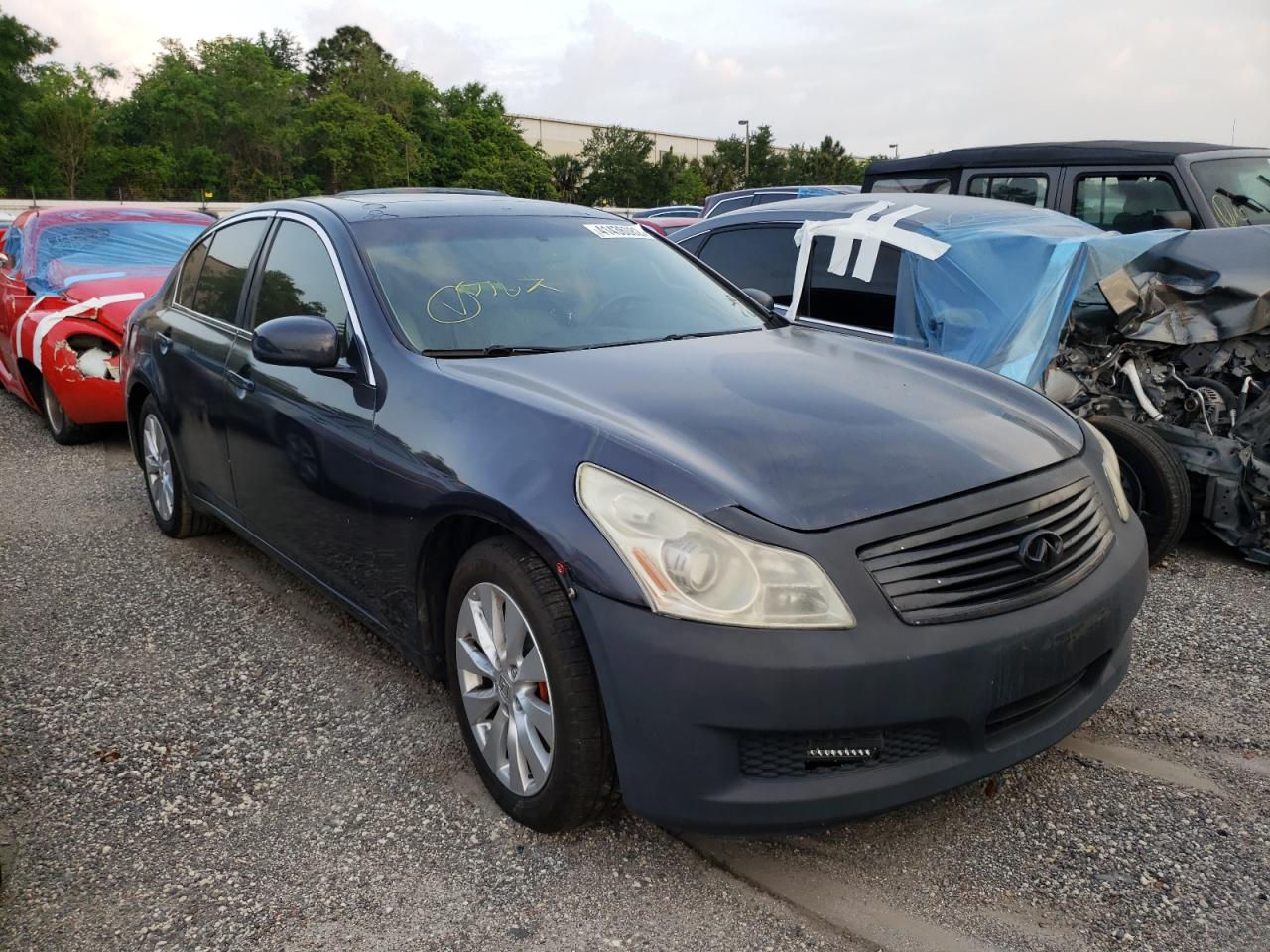 INFINITI G35 2007 with VIN JNKBV61E47M710074 - Photo from auction