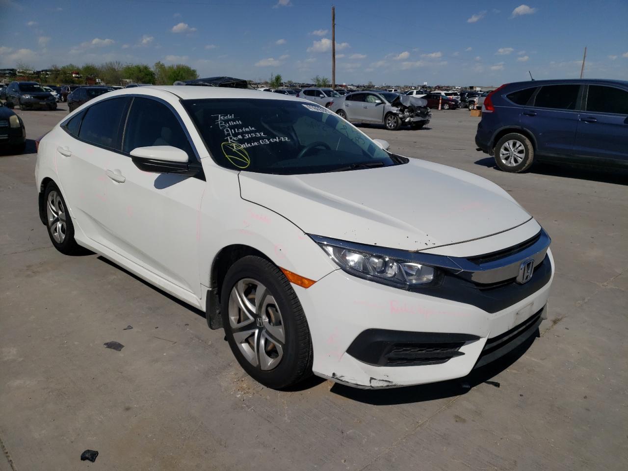 HONDA CIVIC LX 2017 with VIN 19XFC2F51HE024939 - Photo from auction