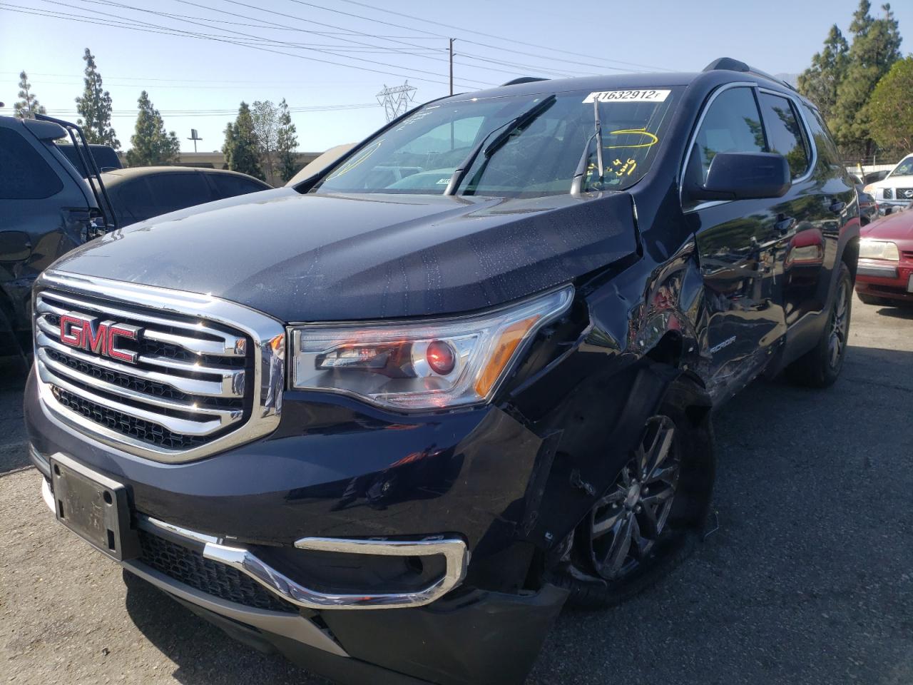 Photo 2 from auction – 2017 GMC ACADIA SLT with VIN 1GKKNMLS3HZ197451