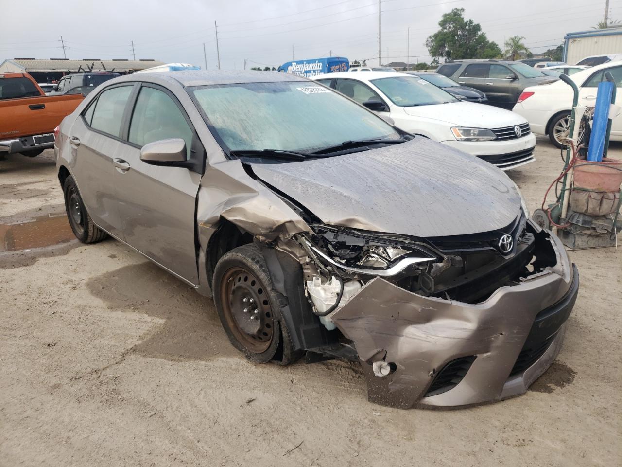 TOYOTA COROLLA L 2014 with VIN 2T1BURHE8EC187910 - Photo from auction