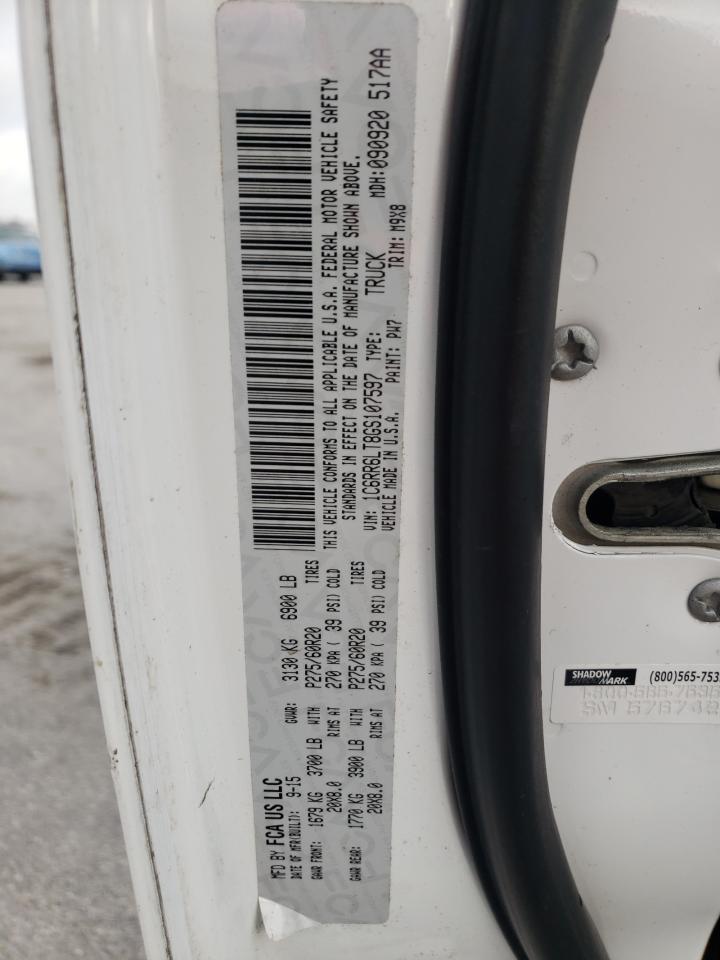 Photo 10 from auction – 2016 RAM 1500 SLT with VIN 1C6RR6LT8GS107597